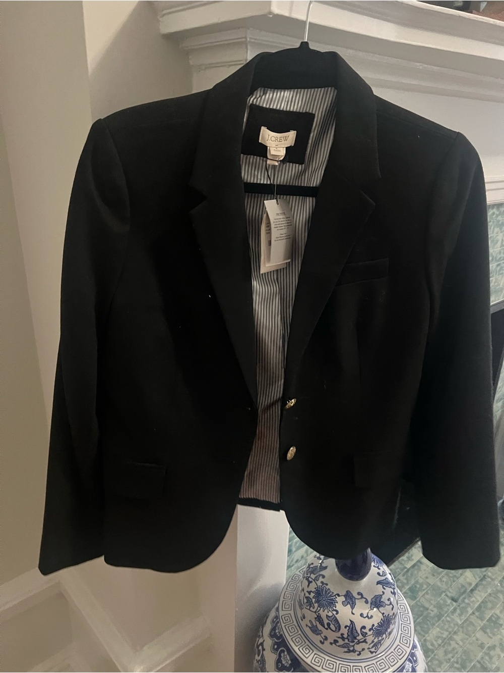 J. Crew Women's Black Single-Breasted Blazer